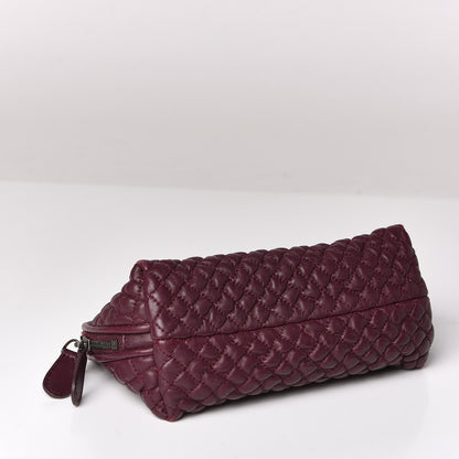 Bottega Veneta Nappa Bubble Quilted Cosmetic Pouch Opera 4 of 7