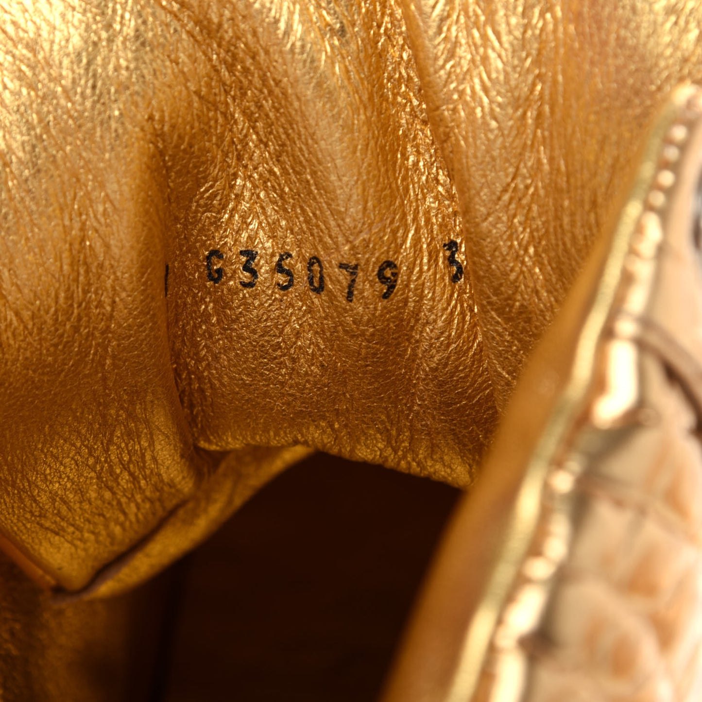 Metallic Calfskin Crocodile Embossed Cocodile High Top Sneakers 39 Gold