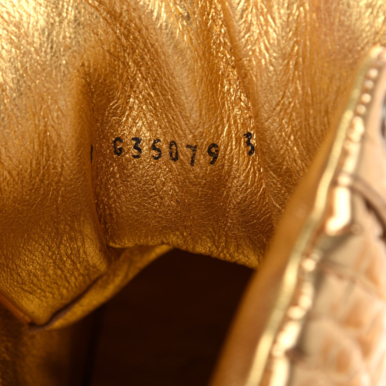 Chanel Metallic Calfskin Crocodile Embossed Cocodile High Top Sneakers 39 Gold 10 of 11