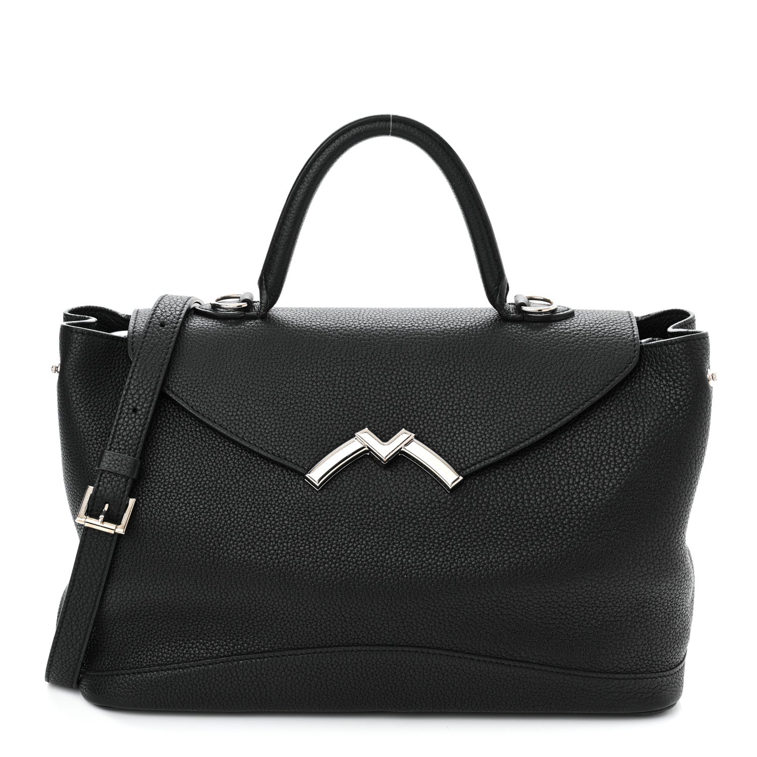 Moynat Taurillon Gabby MM Black 1 of 10