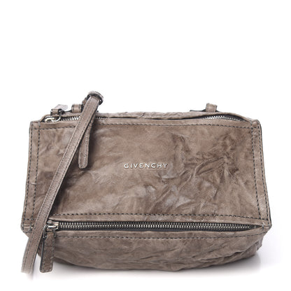 Givenchy Tumbled Sheepskin Mini Pandora Charcoal 1 of 10