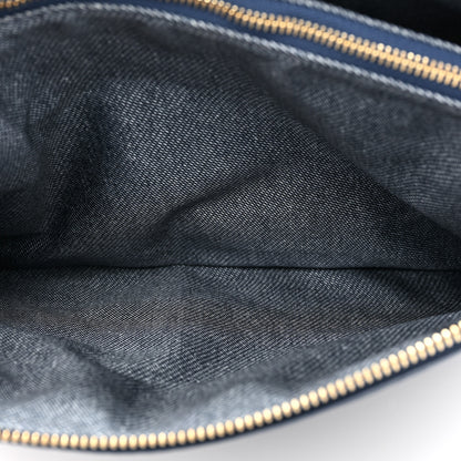 Louis Vuitton Lambskin Embossed Monogram Coussin PM Denim Blue 7 of 14