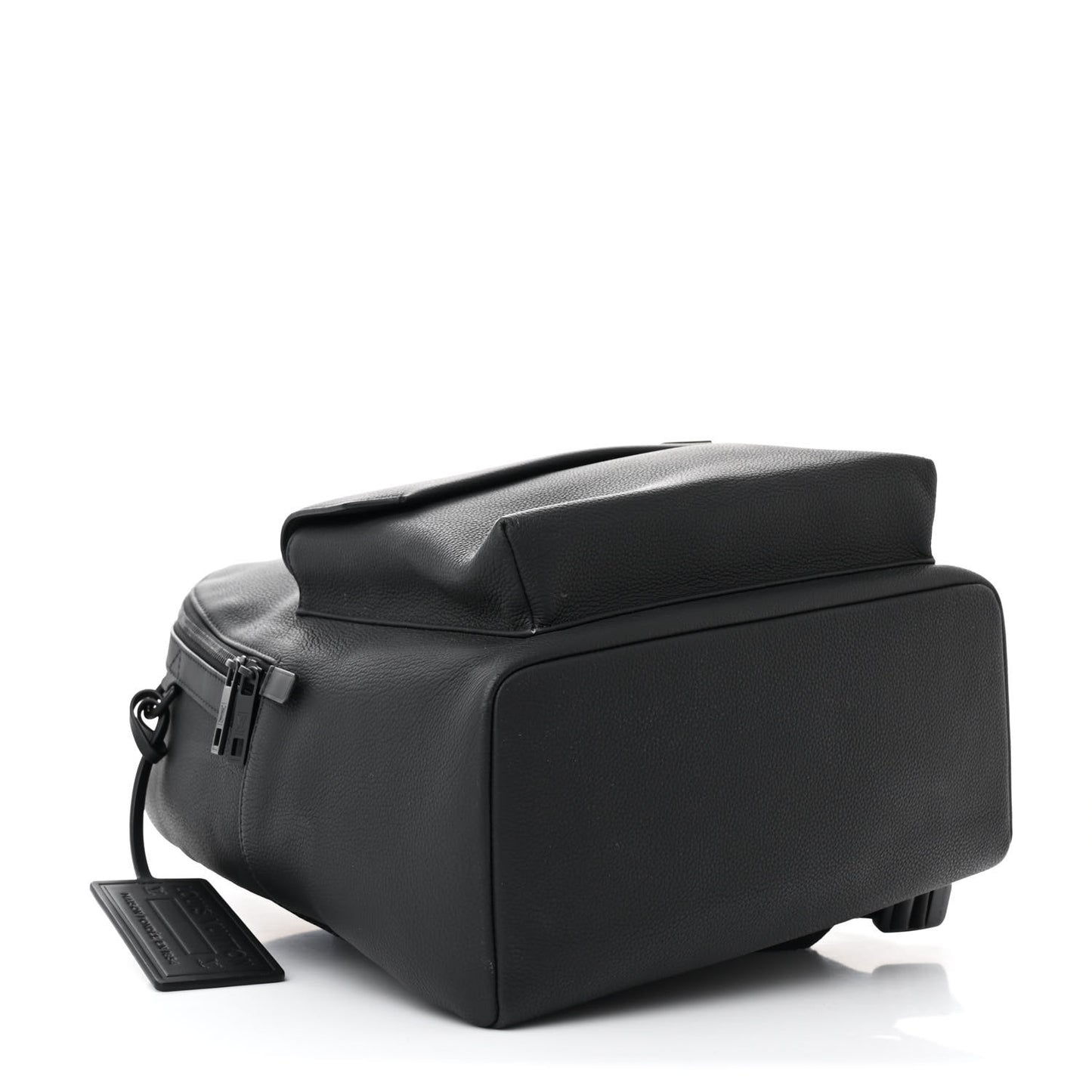 Grained Calfskin Aerogram Takeoff Backpack Black