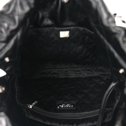 Chanel Shiny Calfskin Quilted Small Chanel 22 Black 6 of 12