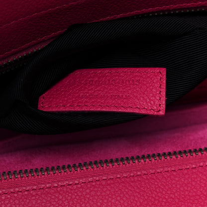 Saint Laurent Grained Calfskin Small Cabas Rive Gauche Bubblegum 7 of 11