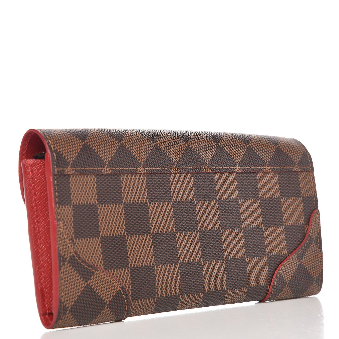 Damier Ebene Caissa Wallet Cherry