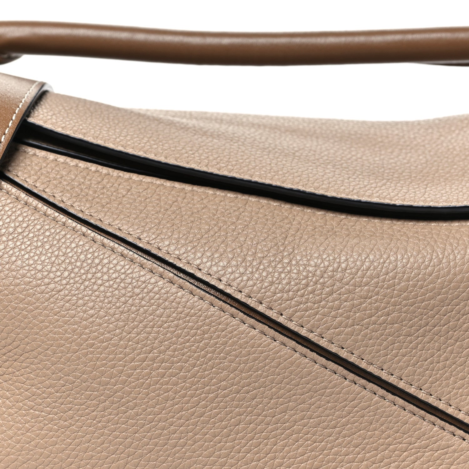 Loewe Grained Calfskin Small Puzzle Bag Sand Mink 7 of 9