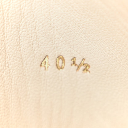 Fendi Vitello Abrasivato Fendigraphy 50mm Biker Boots 41 White 8 of 9