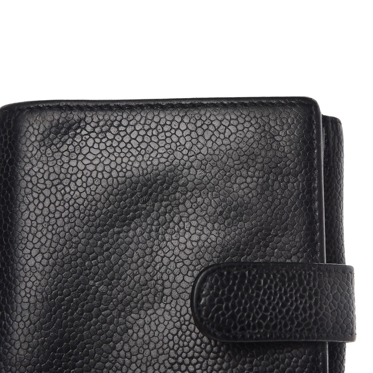 Chanel Caviar Timeless CC Compact French Wallet Black 13 of 15