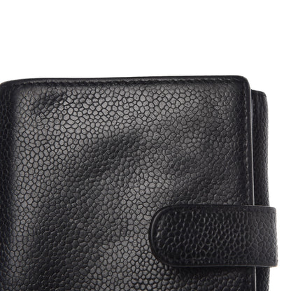 Chanel Caviar Timeless CC Compact French Wallet Black 13 of 15