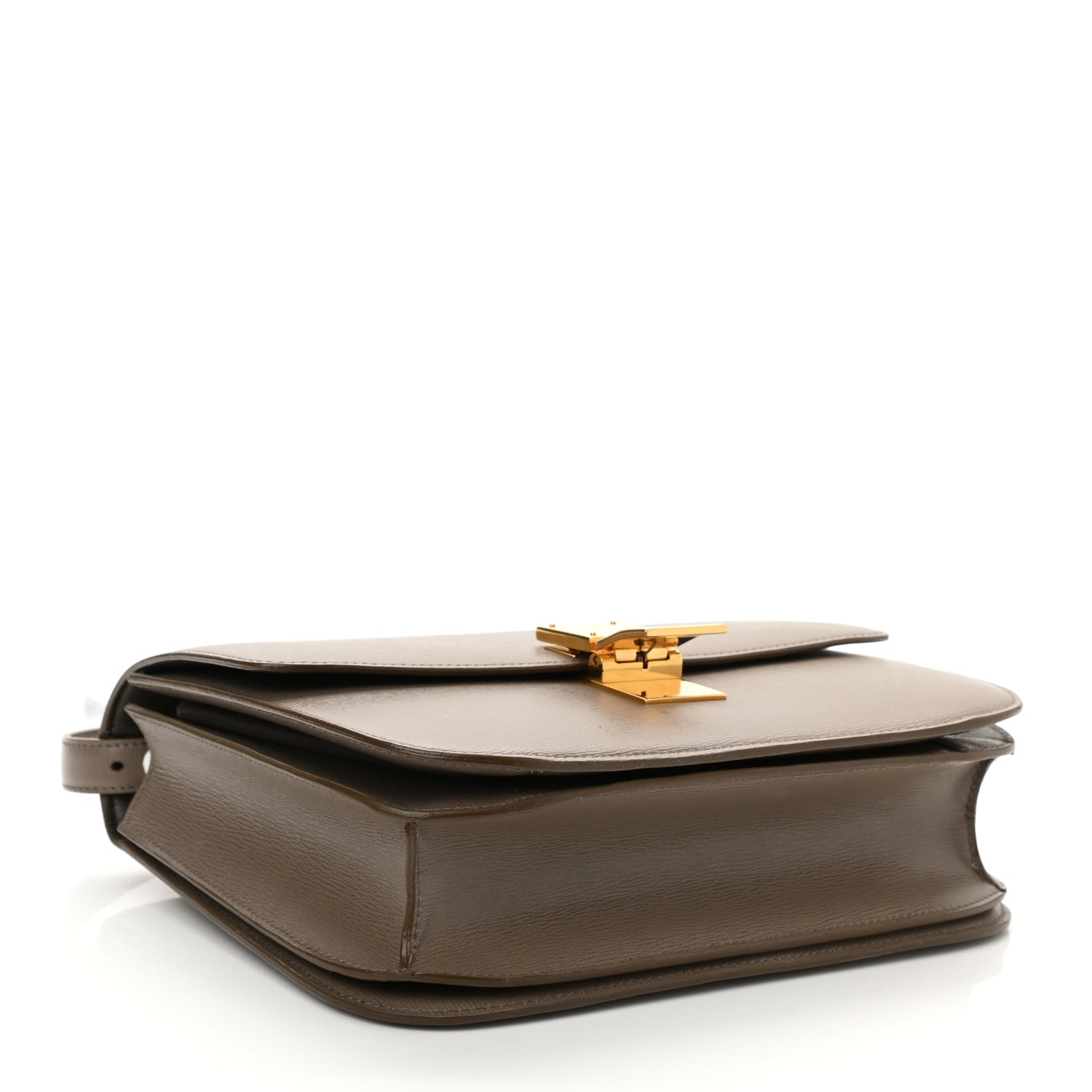 Celine Liege Calfskin Medium Classic Box Flap Bag Souris 4 of 8