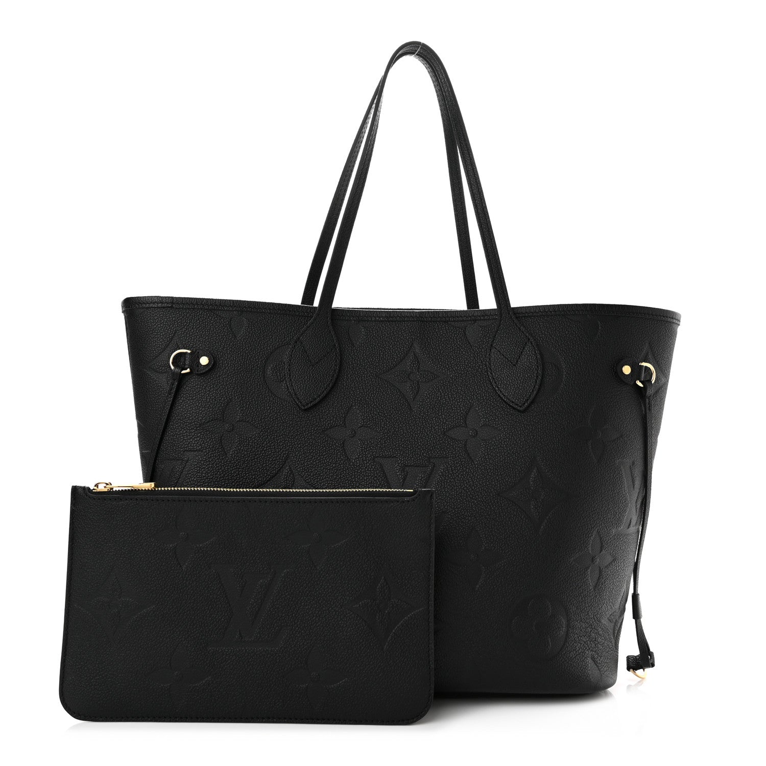 Louis Vuitton Empreinte Monogram Giant Neverfull MM Black 1 of 10