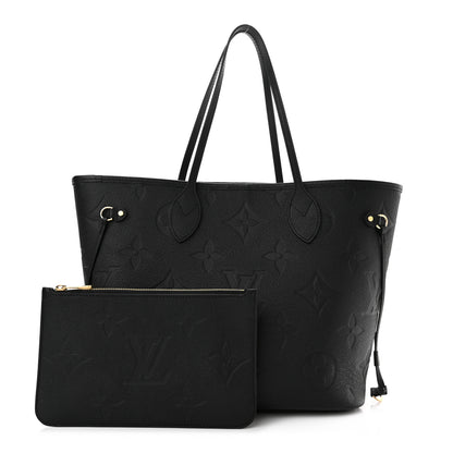 Louis Vuitton Empreinte Monogram Giant Neverfull MM Black 1 of 10