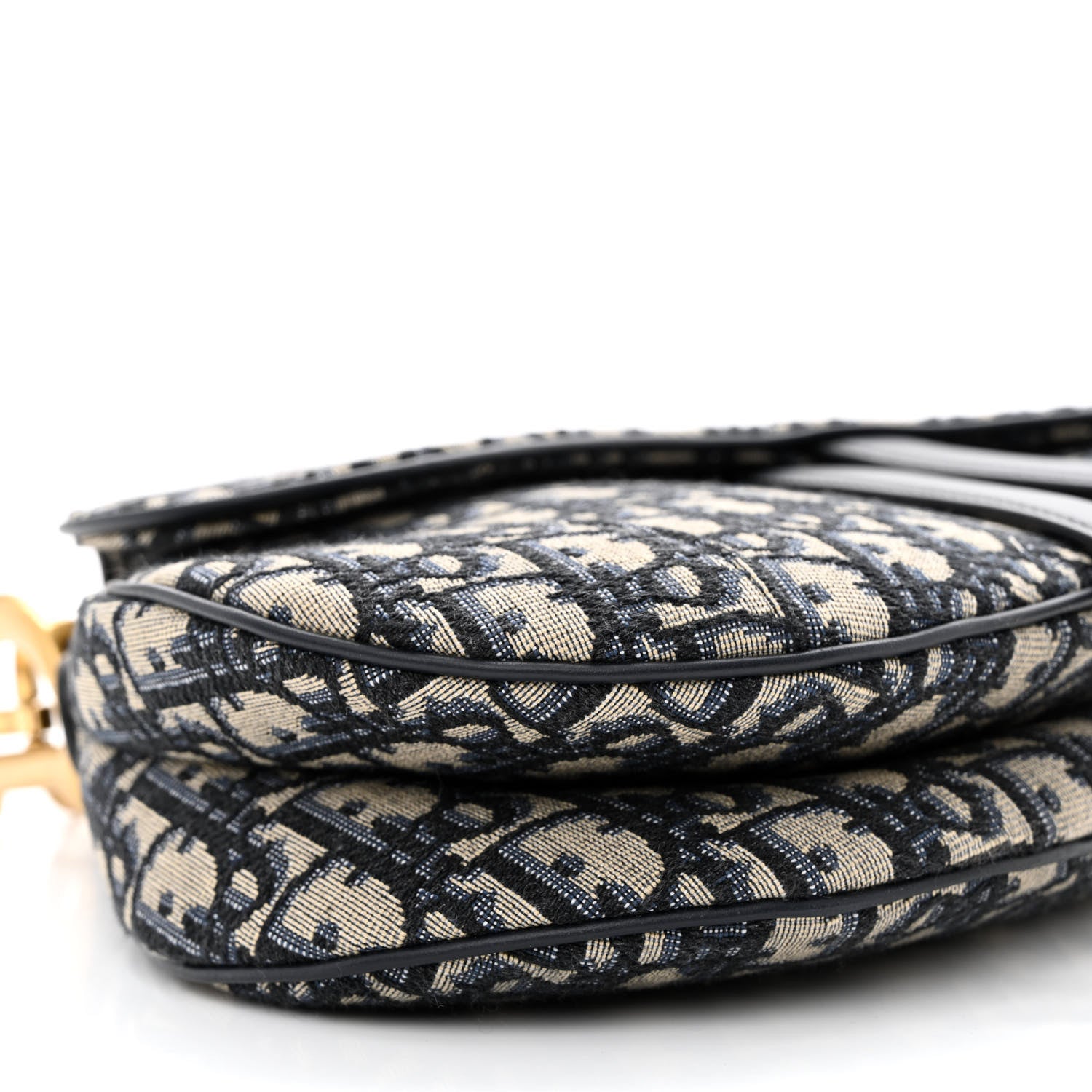 Christian Dior Oblique Saddle Bag Blue 9 of 10