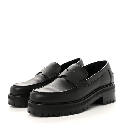 Hermes Calfskin Ivy Loafer 36.5 Black 3 of 13