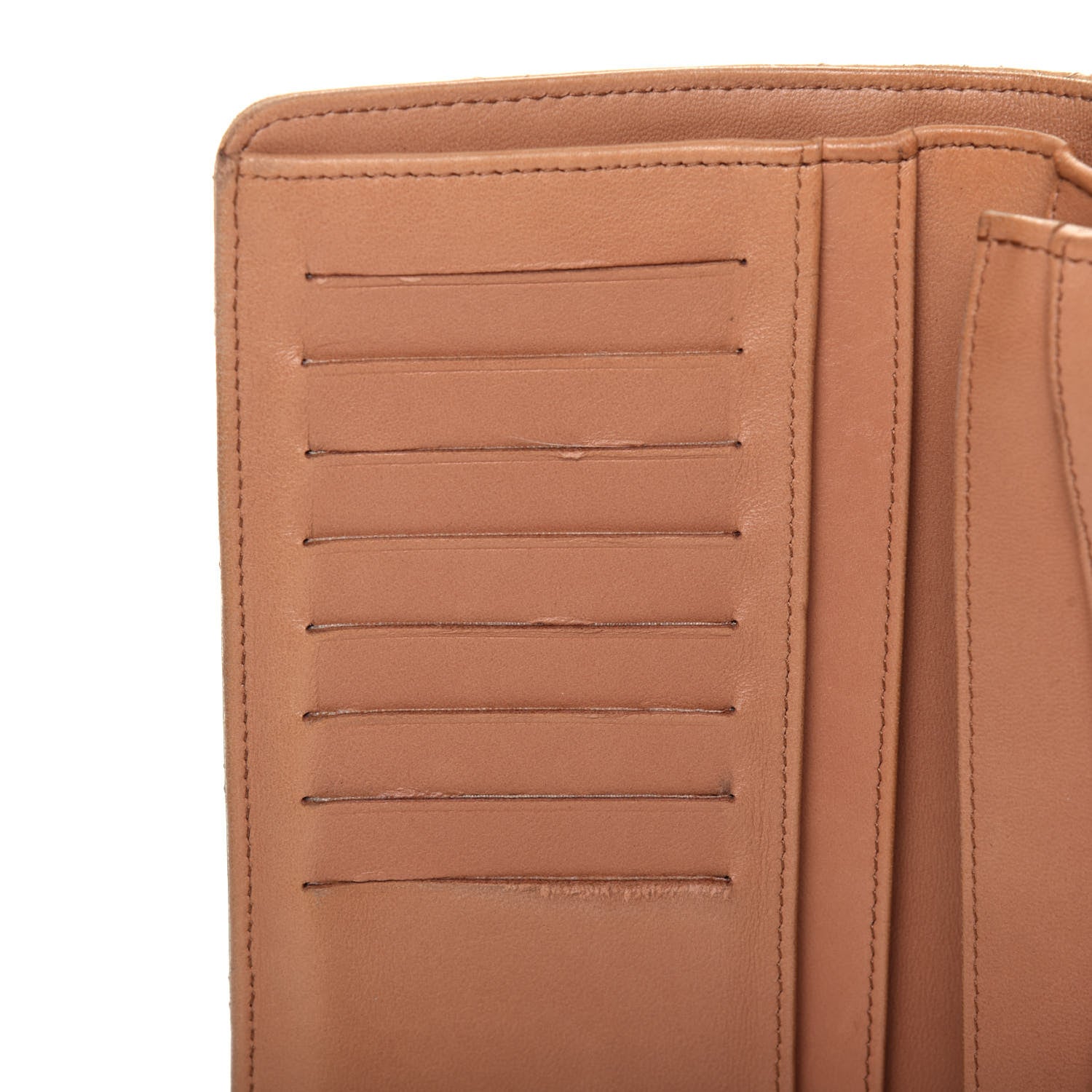 Chanel Lambskin Quilted Yen Wallet Beige 10 of 23