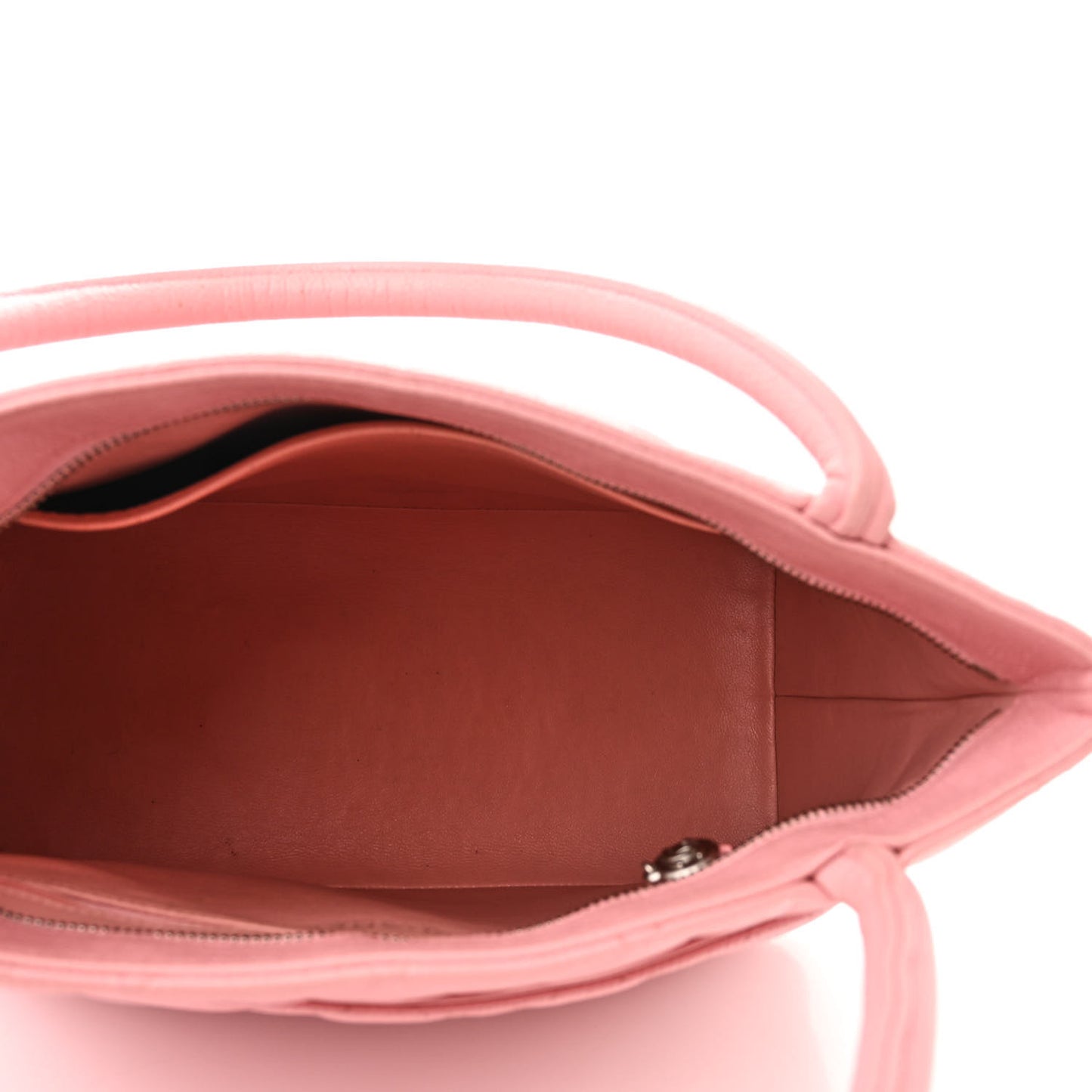 Caviar Quilted Medallion Tote Dark Pink