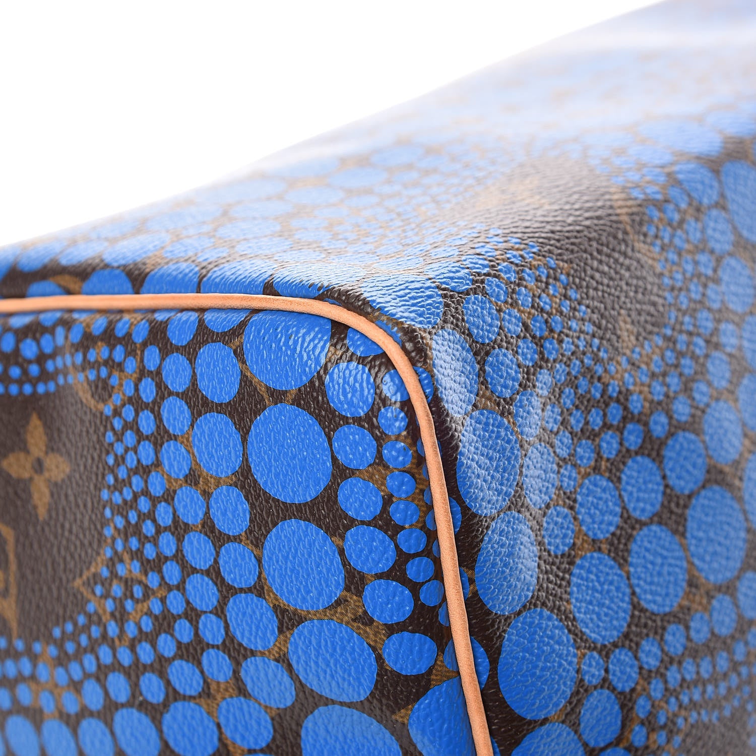 Louis Vuitton Monogram Kusama Town Speedy 30 Blue 10 of 13
