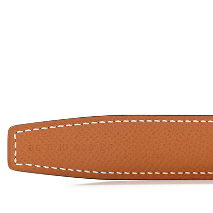 Hermes Epsom Swift 24mm Collier De Chien CDC Belt 90/36 Black Gold 5 of 6