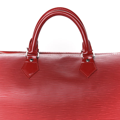 Louis Vuitton Epi Speedy 35 Rouge 10 of 10