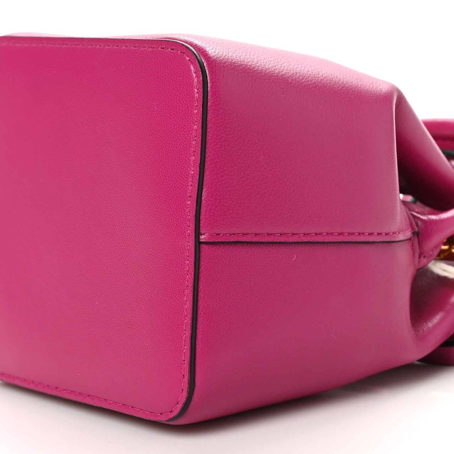 Nappa Mini Vlogo Bucket Bag Rose Violet