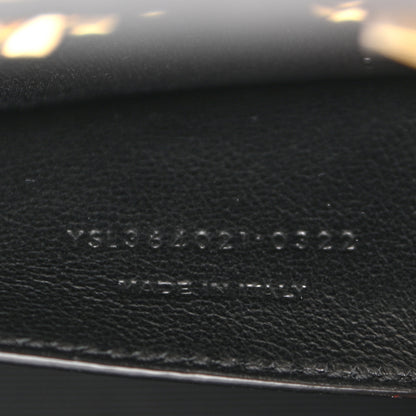 Saint Laurent Grain De Poudre Medium Classic Monogram Kate Satchel Black 8 of 11