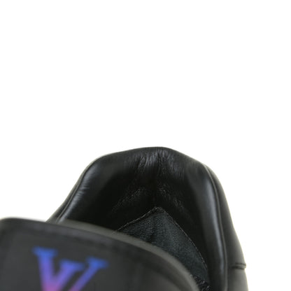 Louis Vuitton Calfskin Iridescent Monogram Rivoli Sneakers 10 Black 15 of 15