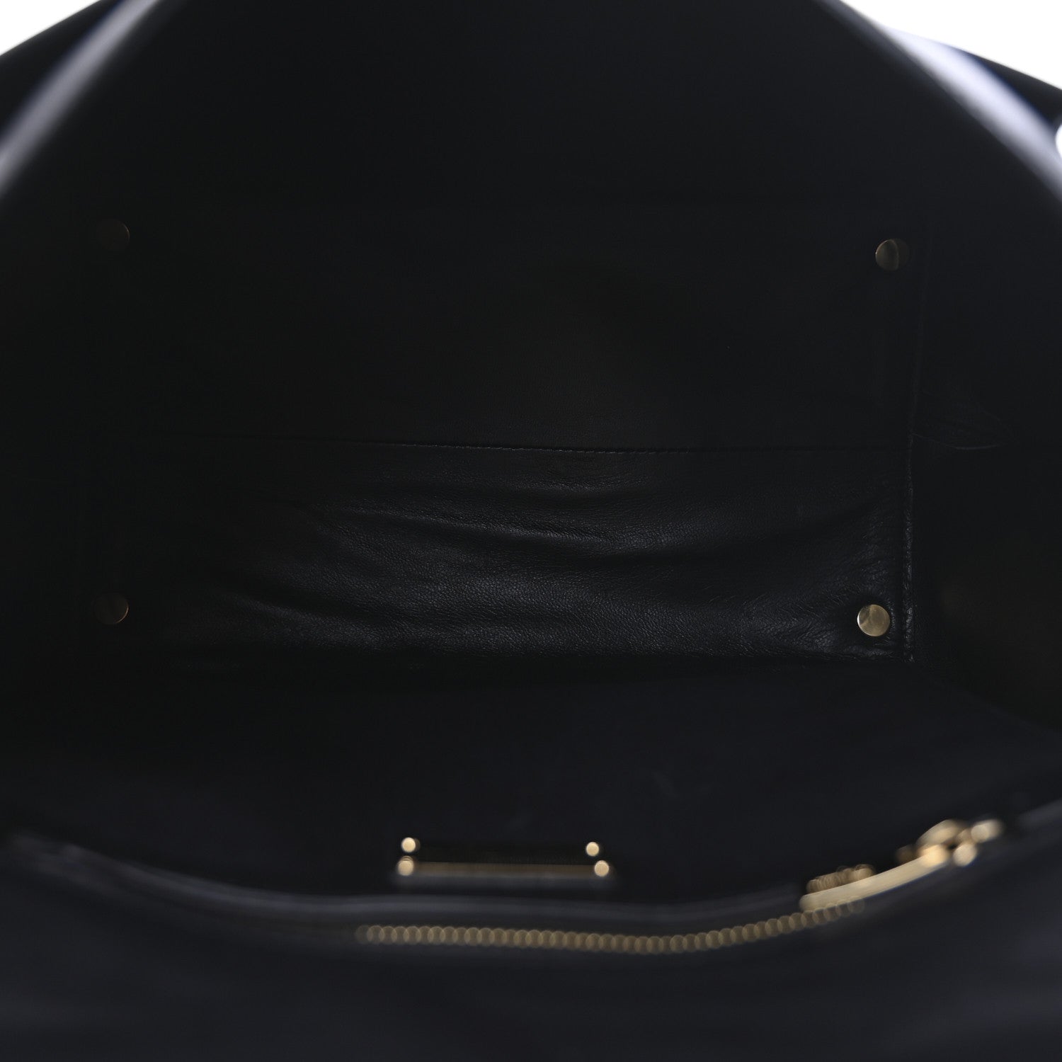 Salvatore Ferragamo Calfskin Suzanna Gancini Satchel  Black 5 of 9