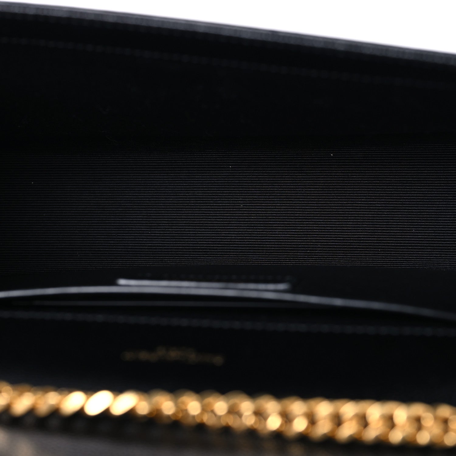 Saint Laurent Grain De Poudre Medium Classic Monogram Kate Satchel Black 5 of 9