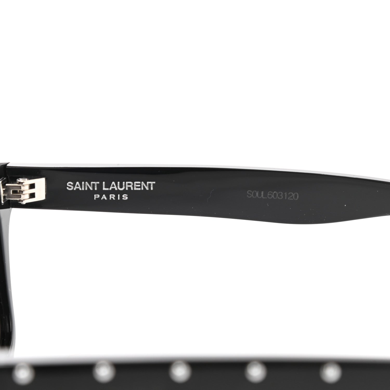 Saint Laurent Acetate Studded SL51 Sunglasses Black 4 of 7