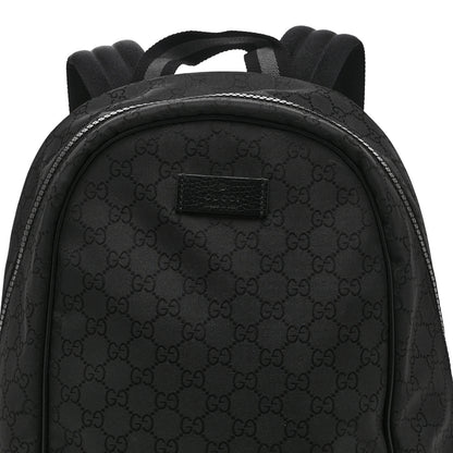 Gucci Nylon Monogram Slim Backpack Black 9 of 11