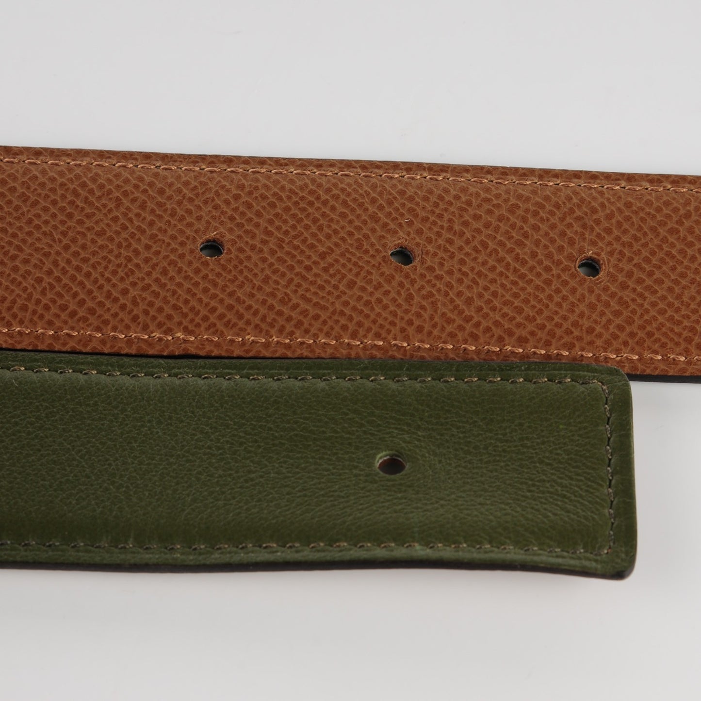 Epsom Swift Reversible 32mm Idem H Mens Belt 95 Alezan Vert Canopee