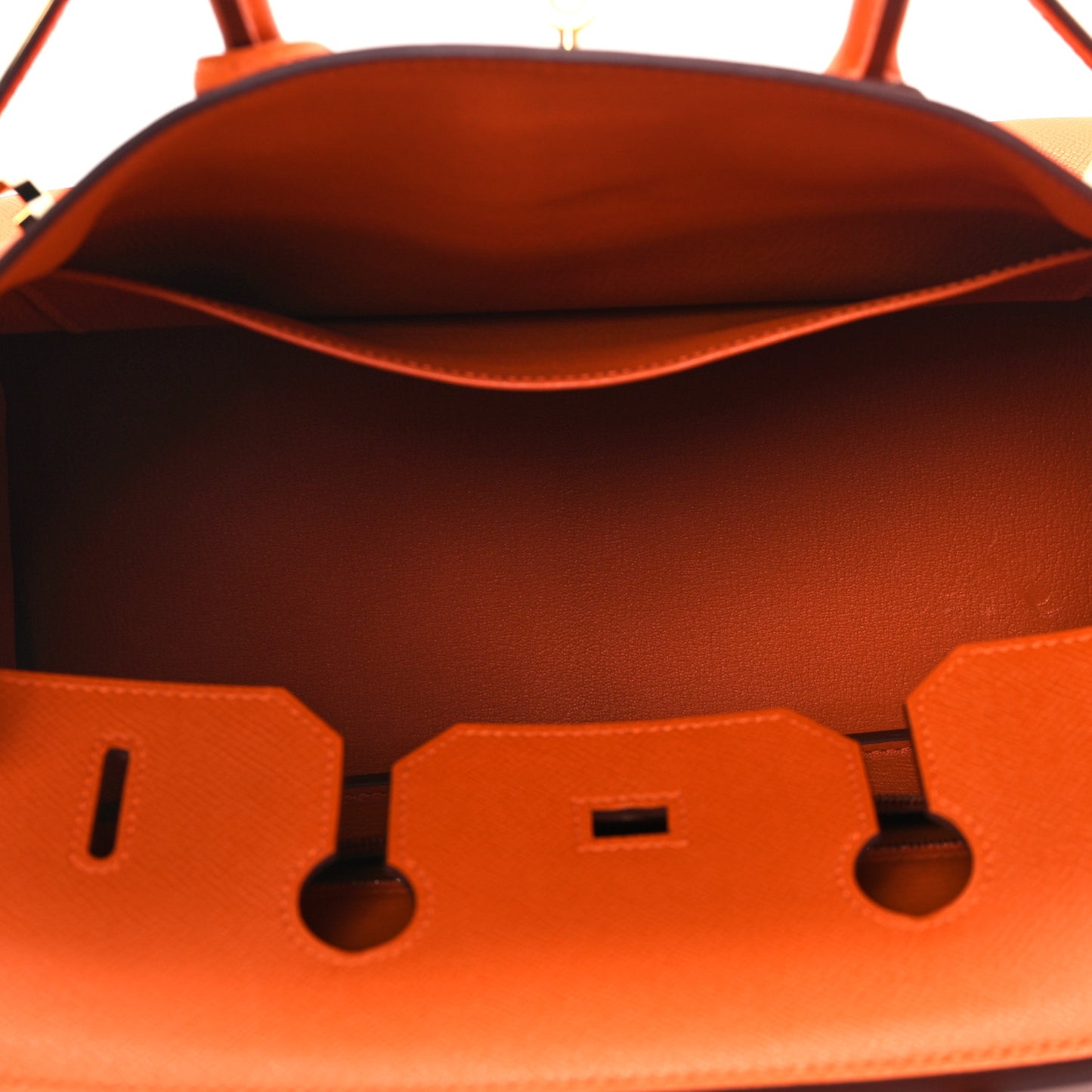 Epsom Birkin 35 Orange