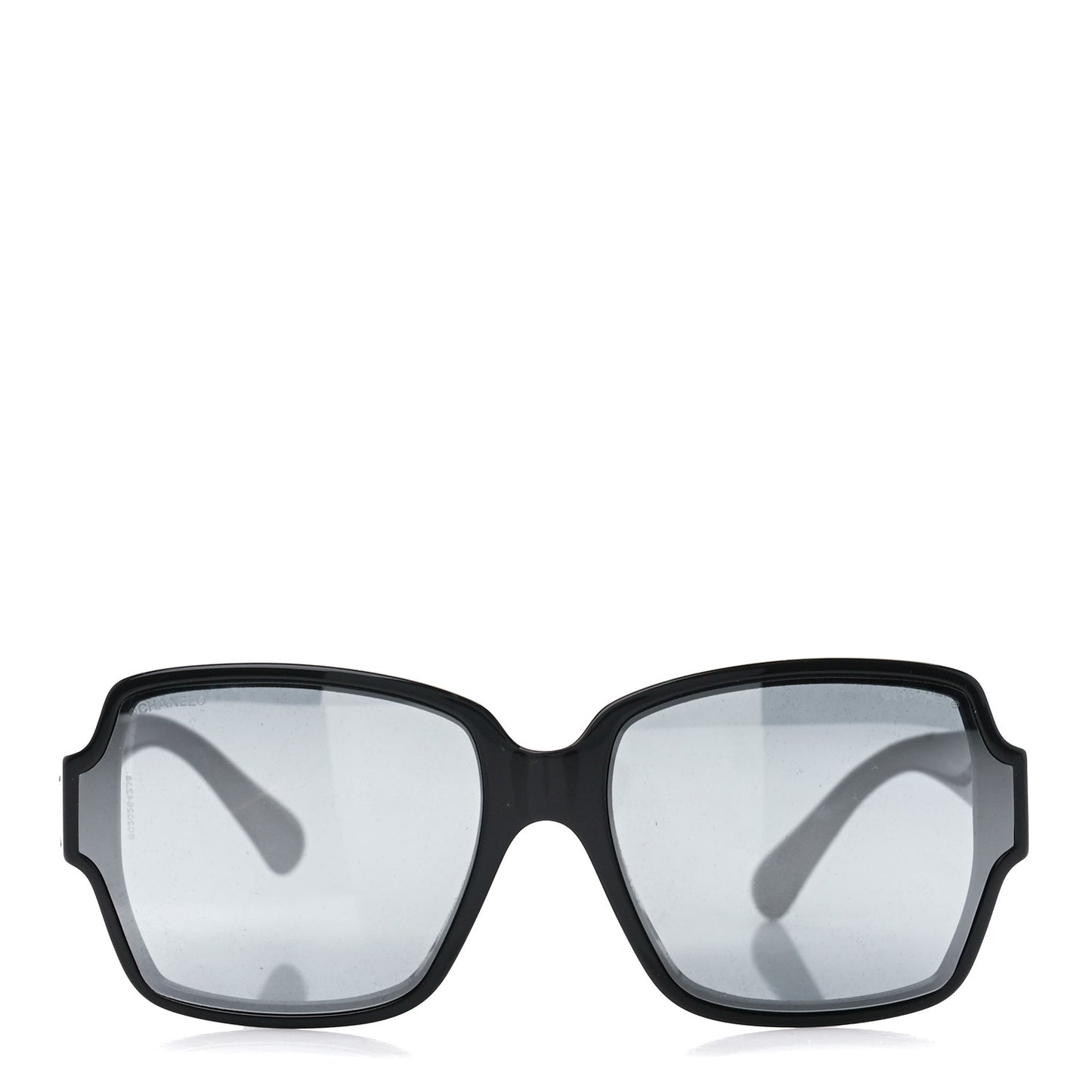 Acetate Square CC Sunglasses 5385 Black