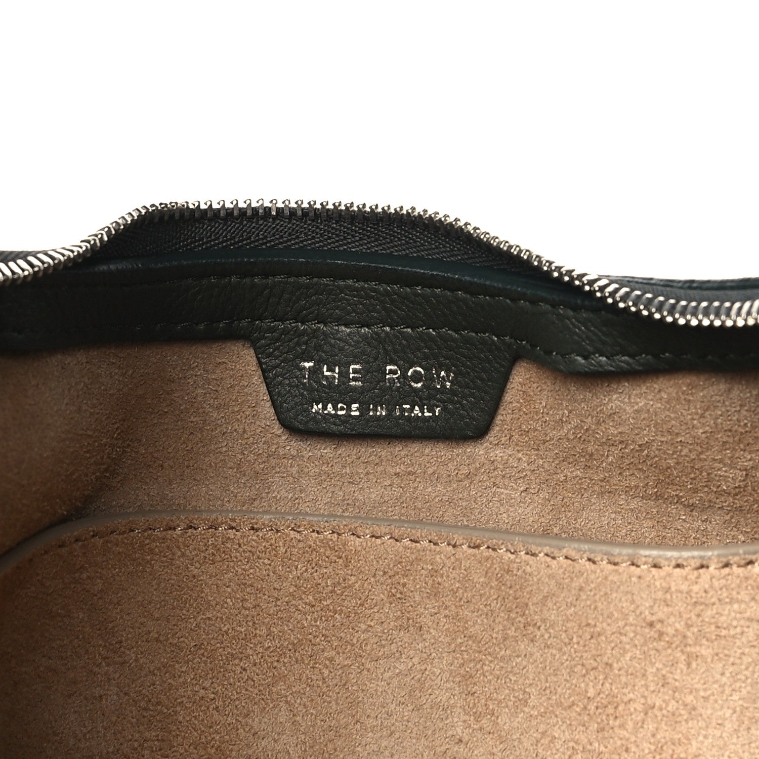 The Row Grained Calfskin Small Everyday Shoulder Bag Olive 6 of 9