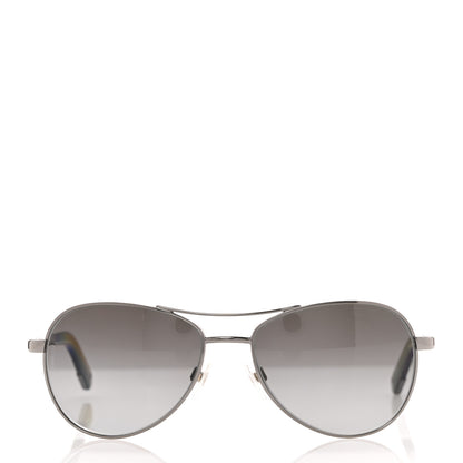 Chanel Metal Aviator CC Sunglasses 4201 Black 2 of 6