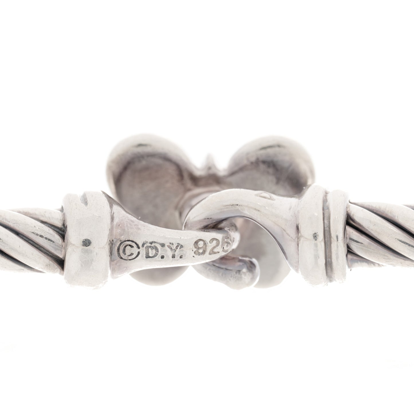 Sterling Silver Diamond 3mm Butterfly Cable Bracelet