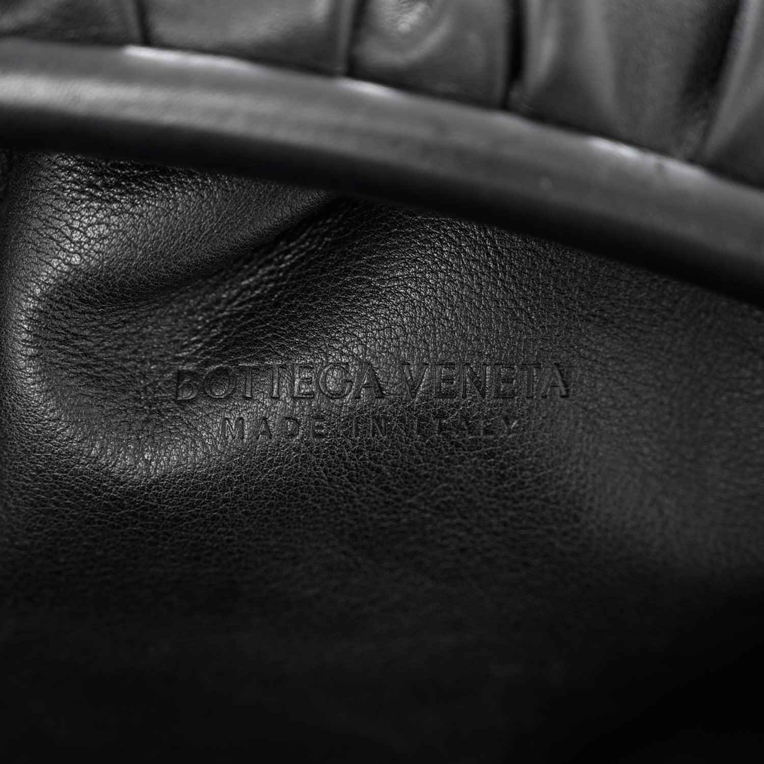 Bottega Veneta Smooth Butter Calf The Pouch Oversized Clutch Black 7 of 8