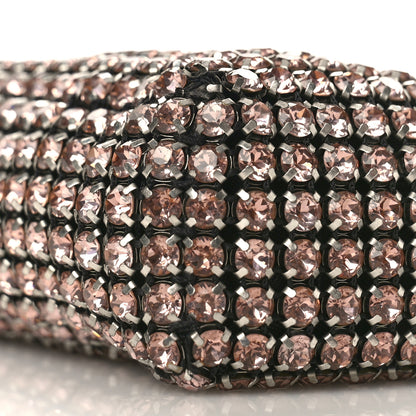 Alexander Wang Mesh Crystal Rhinestone Mini Heiress Pouch Pink 7 of 10