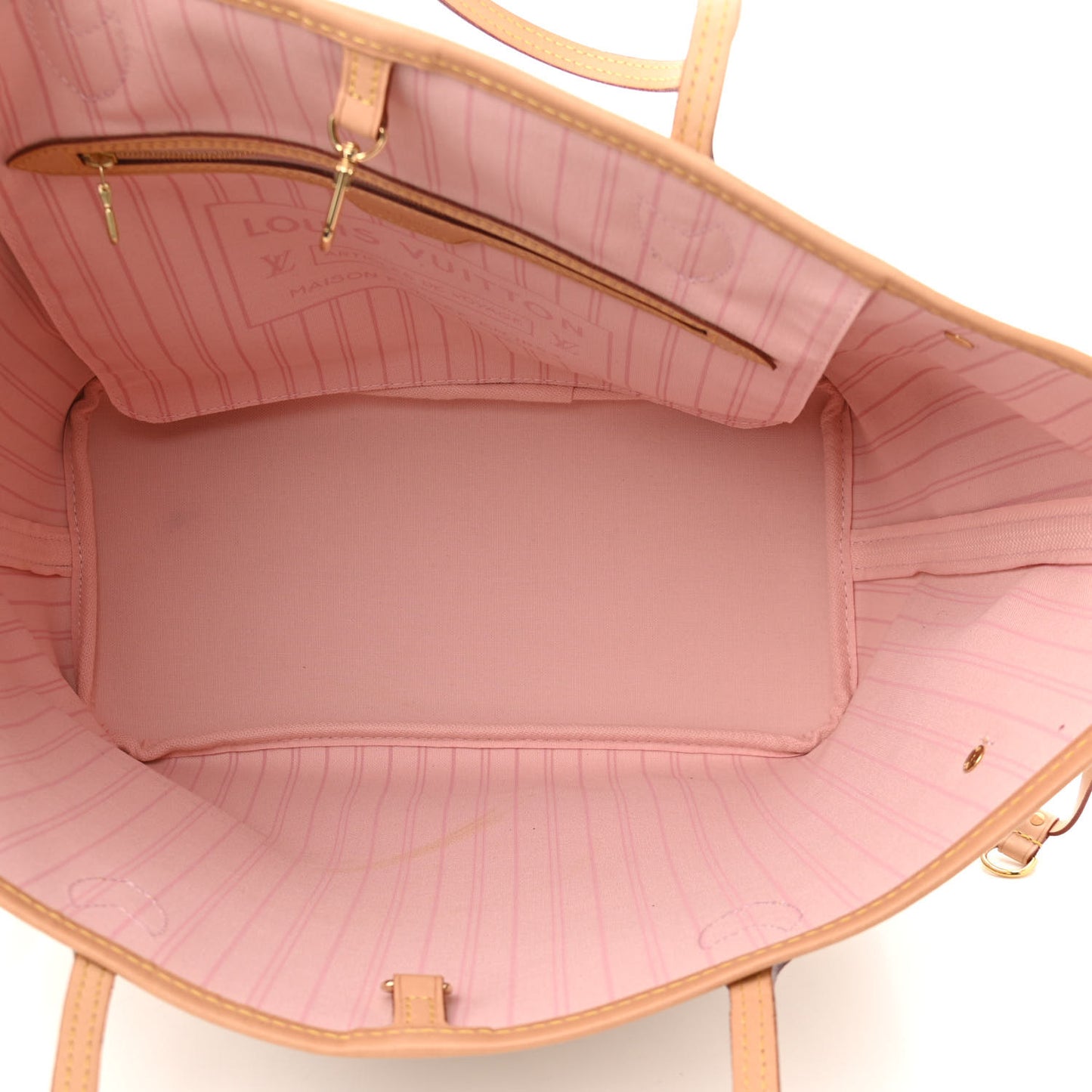 Damier Azur Neo Neverfull MM Rose Ballerine