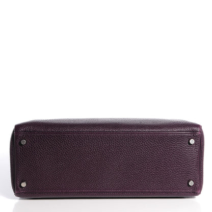 Hermes Togo Kelly Retourne 35 Raisin 27 of 27