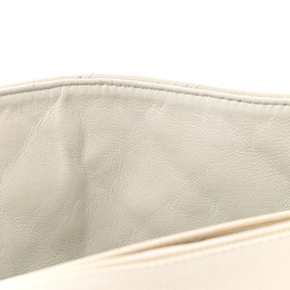 Chanel Caviar Quilted Jumbo Single Flap Bijoux Chain Ivory 14 of 14