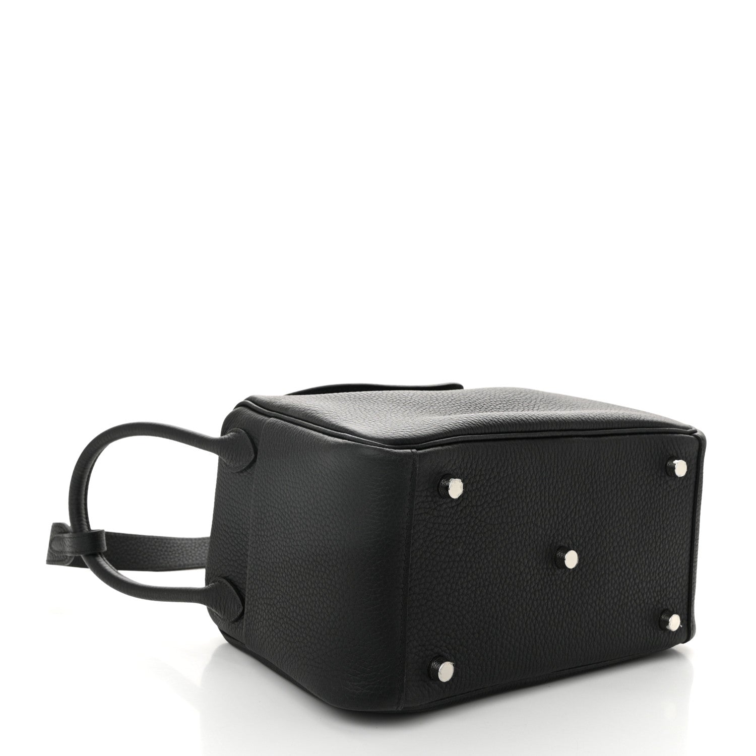 Hermes Taurillon Clemence Lindy 26 Black 4 of 10