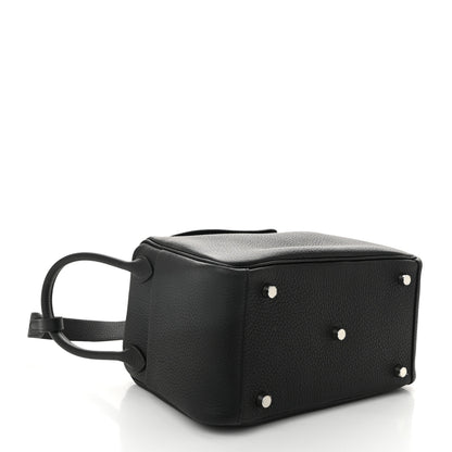 Hermes Taurillon Clemence Lindy 26 Black 4 of 10