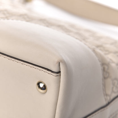 Gucci Guccissima Medium Lovely Heart Hobo Off White 11 of 19