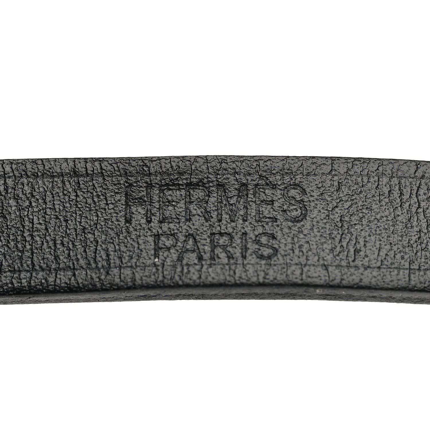 Hermes Chamonix Hapi 3MM Triple Tour Wrap Bracelet S Black Fauve 7 of 10