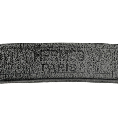 Hermes Chamonix Hapi 3MM Triple Tour Wrap Bracelet S Black Fauve 7 of 10