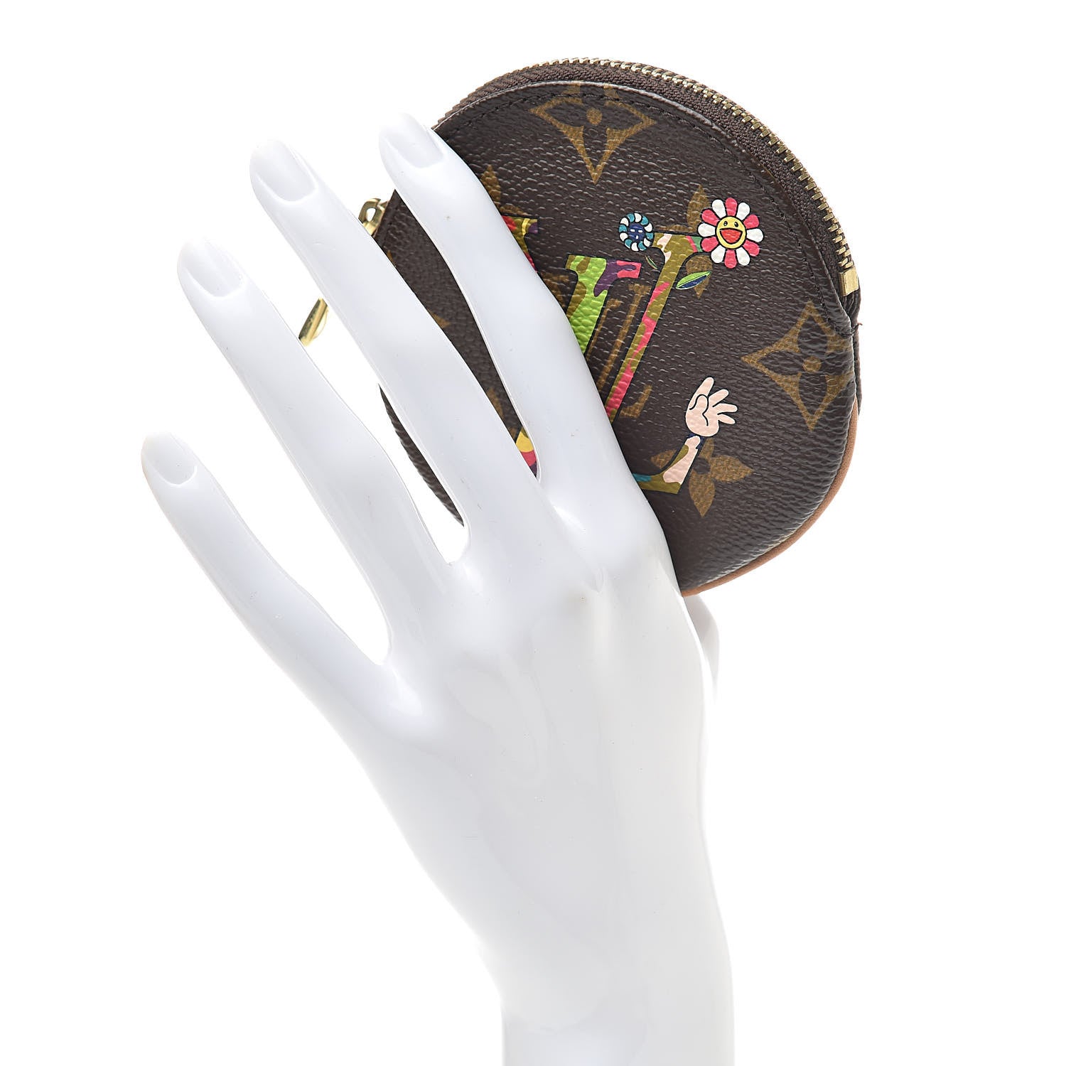 Louis Vuitton Monogram MOCA Round Coin Purse 2 of 8
