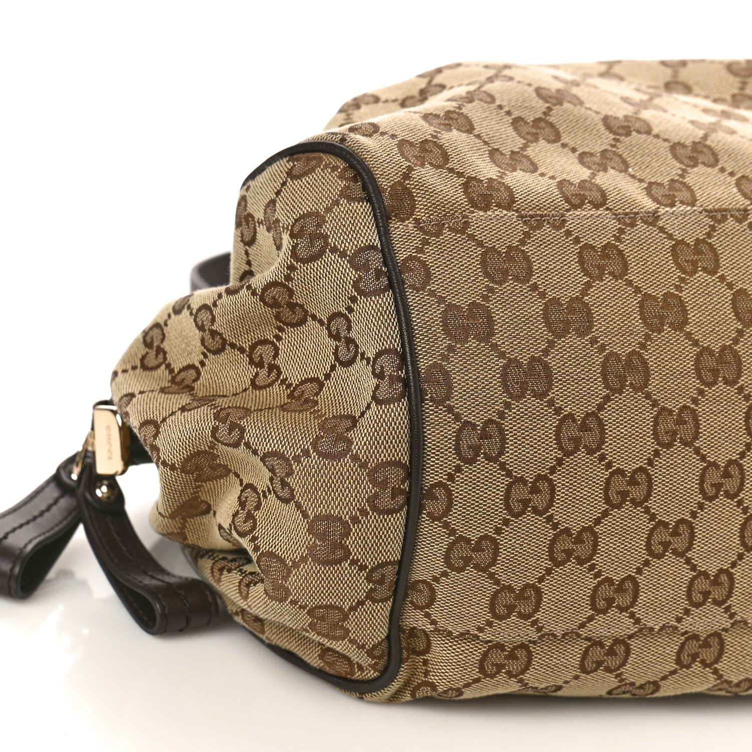 Gucci Monogram Medium Sukey Boston Bag Dark Brown 8 of 10