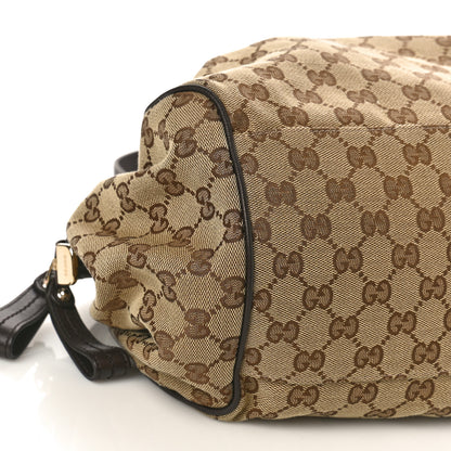 Gucci Monogram Medium Sukey Boston Bag Dark Brown 8 of 10